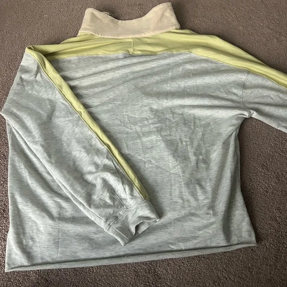 Light Pink and Yellow Quarter Zip - Picture 4 of 4